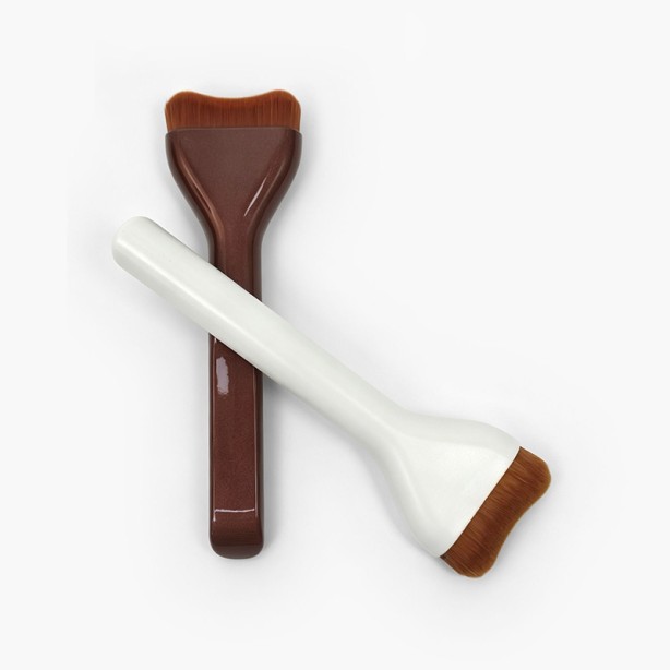 Gold Widened Tongue Shaped Foundation Brush Seamless Concealer Non-Absorbing Makeup Brush