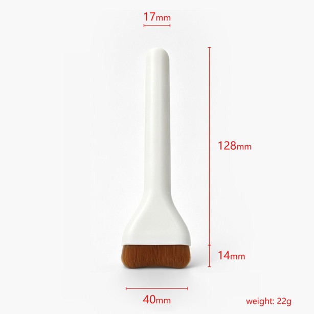 Gold Widened Tongue Shaped Foundation Brush Seamless Concealer Non-Absorbing Makeup Brush