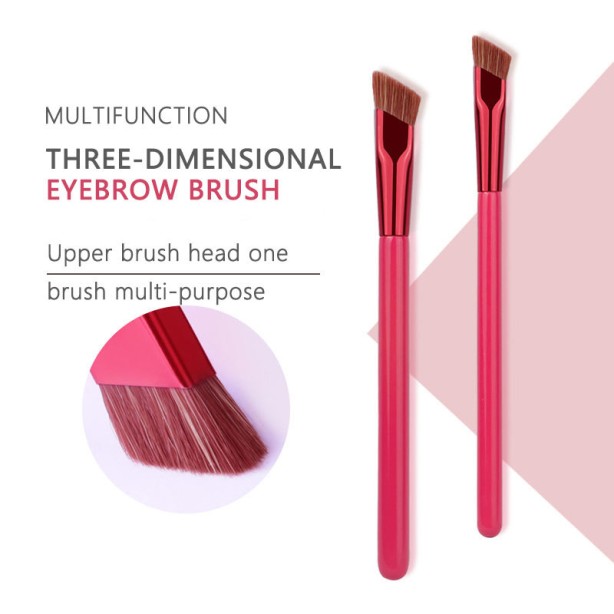 Angled Eyebrow Tinting Kit Eyeliner Single Makeup Brush Set