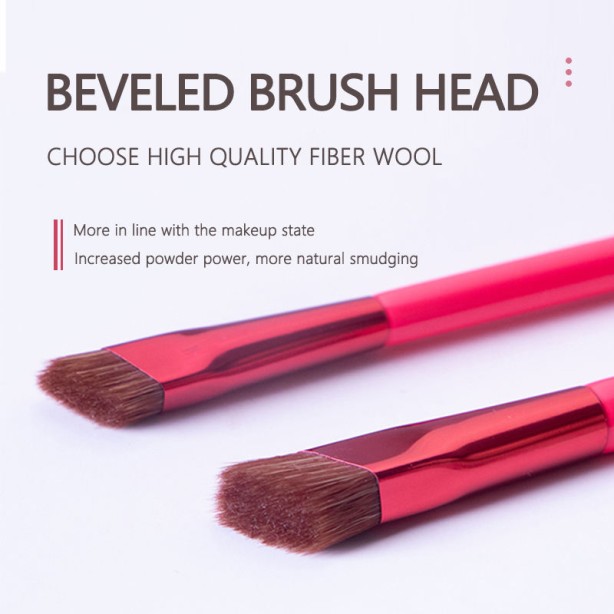 Angled Eyebrow Tinting Kit Eyeliner Single Makeup Brush Set