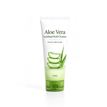 Aloe Vera Soothing Facial Cleanser 100ml Gentle Cleanser for Sensitive Skin