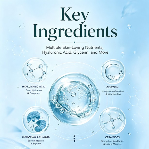 Hyaluronic Acid Moisturizing Facial Cleanser 100ml Dry Skin Face Wash Custom Skincare