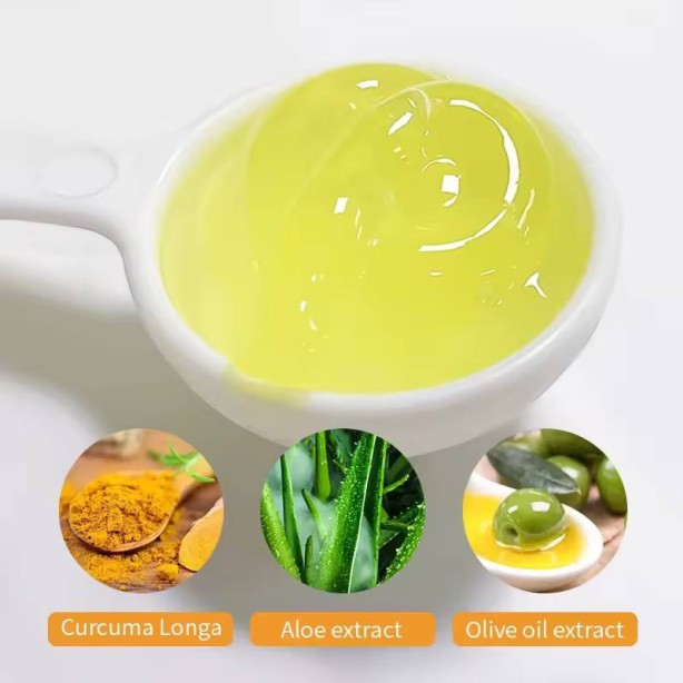 Deep Cleansing Turmeric Face Wash Gel Exfoliating Acne Control