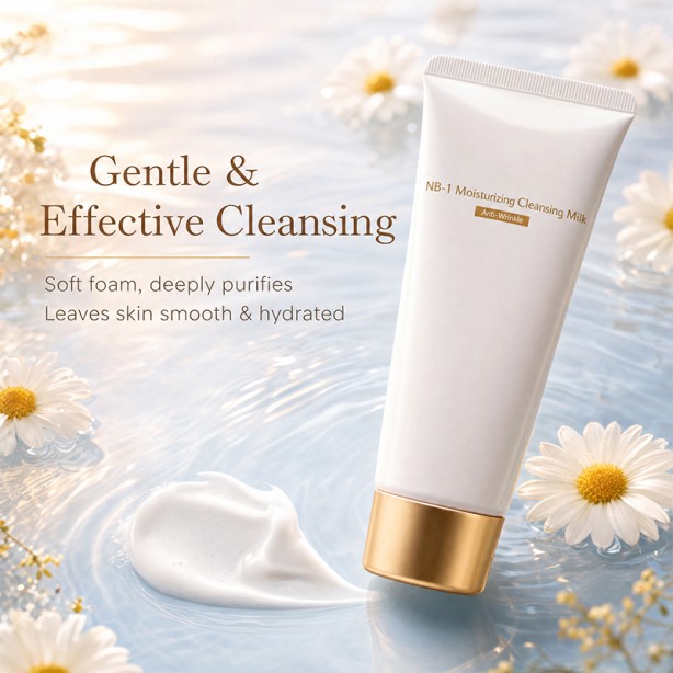 Moisturizing Facial Cleanser Refreshing Foam Sensitive Skin Plant Extract