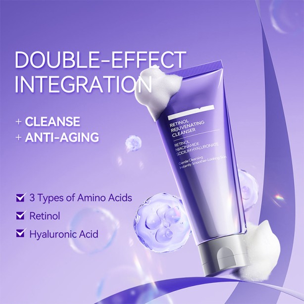 Hyaluronic Acid Retinol Anti-Aging Facial Cleanser
