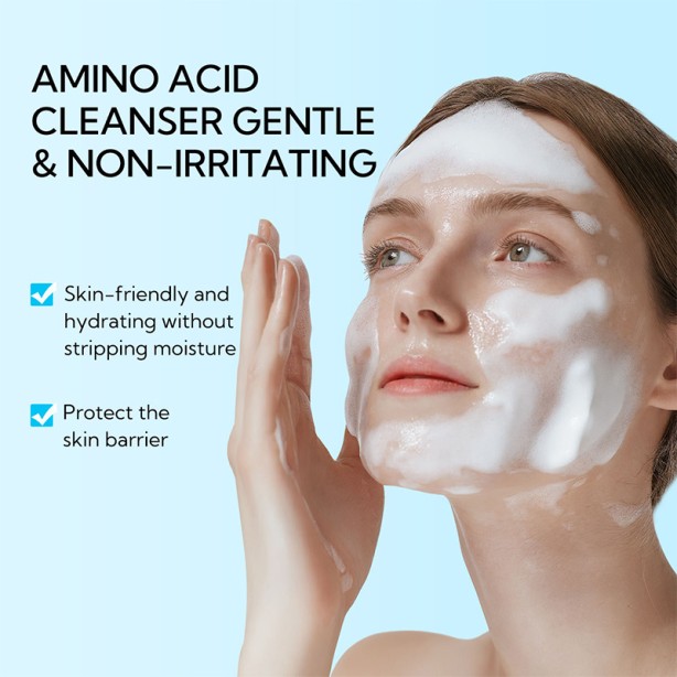 Whitening Smoothing Cleanser Face Wash with Hyaluronic Acid