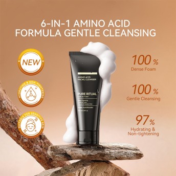 Amino Acid Facial Cleanser Deep Cleansing Pores Lanbena