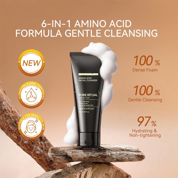 Amino Acid Facial Cleanser Deep Cleansing Pores Lanbena