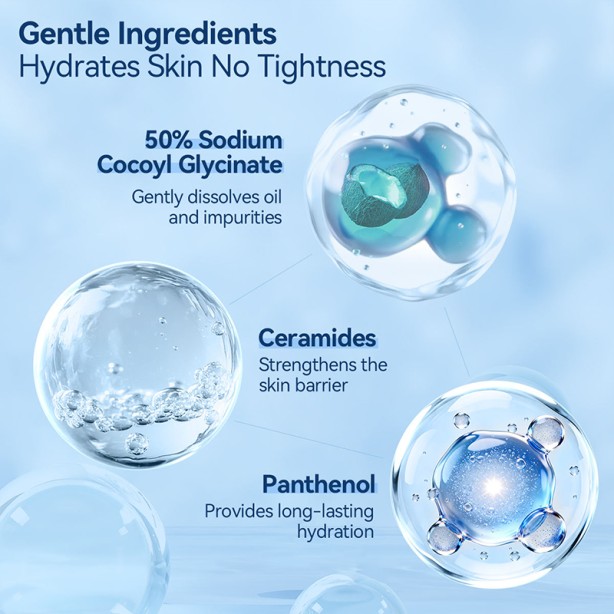 Ceramide Moisturizing Facial Cleanser Deep Cleansing Face Wash