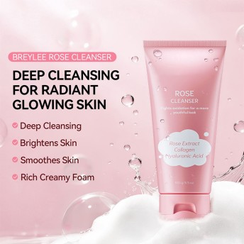Rose Facial Cleanser Face Moisturizing Wash New Arrival