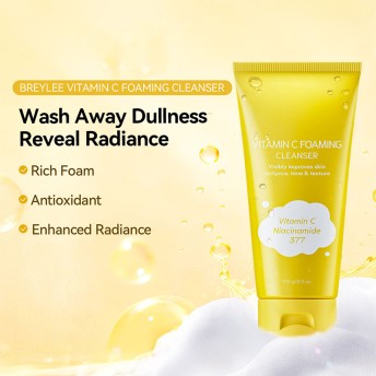 Vitamin C Foaming Facial Cleanser Face Moisturizing Wash