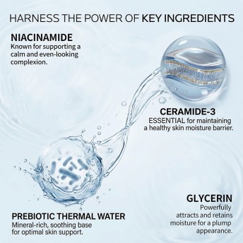 Purifying Foaming Facial Cleanser with Niacinamide Oil-Free Face Wash for Oily Sensitive Skin