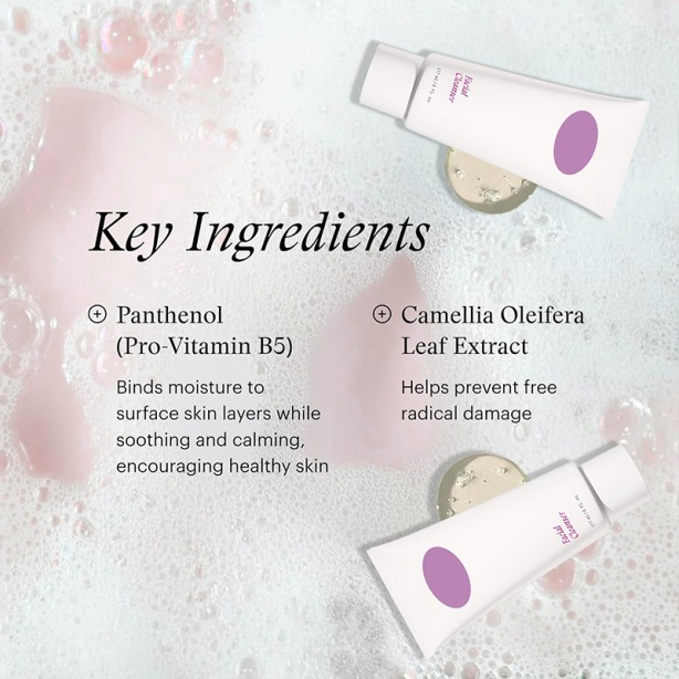 Gentle Foaming Face Wash for Normal Dry Skin Perfume Makeup Remover