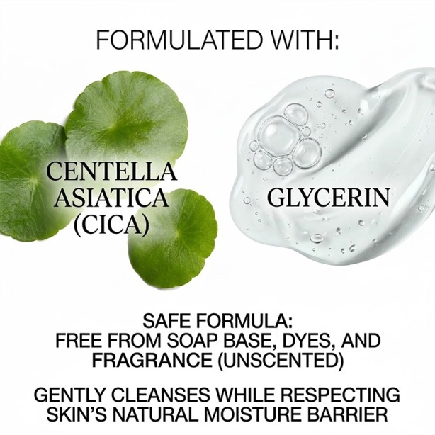Gentle Foaming Facial Cleanser for Sensitive Skin, Non-Comedogenic