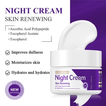 Niacinamide Anti-Oxidant Night Cream Skin Renewing Moisturizing Nourishing Face Cream