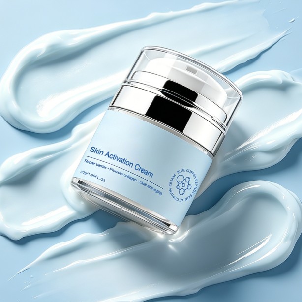 Tightening Repair -CU Blue Copper Peptide Cream with Hyaluronic Acid Facial Cream