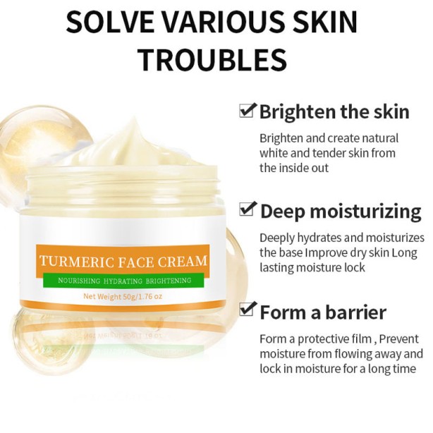 Nourishing Firming Organic Turmeric Face Cream