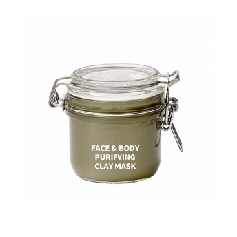 Advanced Active Mud Mask with Bentonite Clay and Hyaluronic Acid Nourishing Exfoliating Anti-Aging Mask