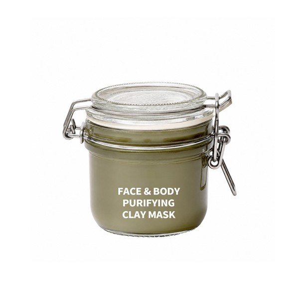 Advanced Active Mud Mask with Bentonite Clay and Hyaluronic Acid Nourishing Exfoliating Anti-Aging Mask
