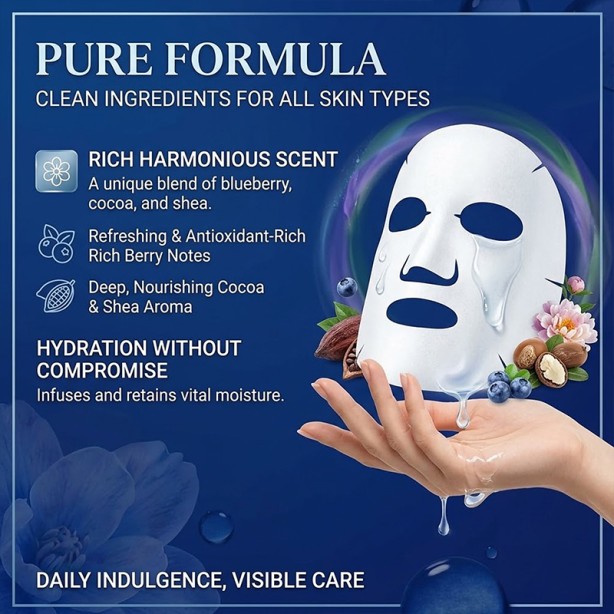 Hyaluronic Acid Facemask with Peptides Complex Soothing and Repairing