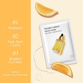 Vitamin C Serum Mask Whitening Moisturizing Cream for All Skin Types