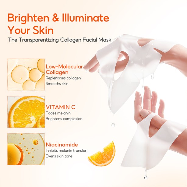 Collagen Facial Mask Whitening Anti-Aging Firming