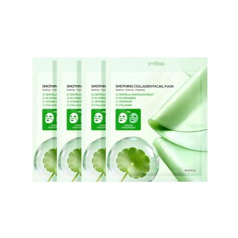 Soothing Centella Asiatica Extract Ceramide Vitamin B5 Collagen Facial Mask
