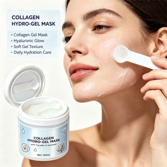 Collagen Hydrogel Crystal Face Mask Moisturizing Anti-Aging Hydrating Gel Sheet Hyaluronic Acid Tremella