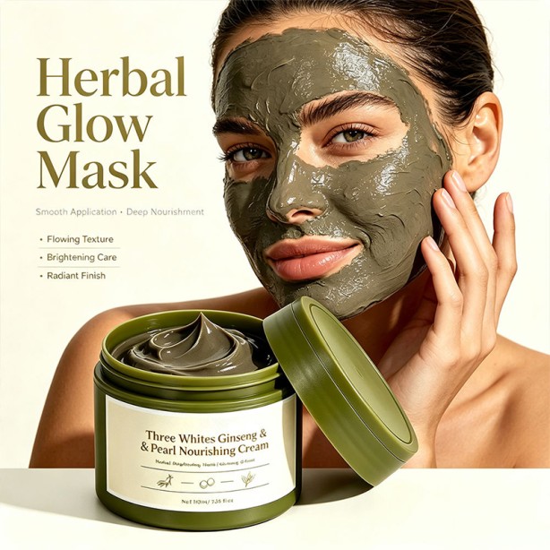 Squalane Crystal Facial Gel Herbal Traditional Chinese Medicine Brightening Moisturizing Mask