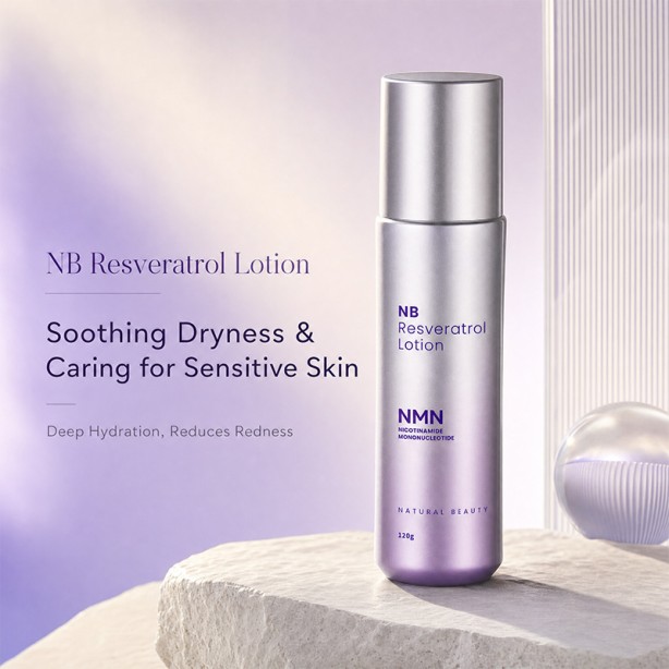 Resveratrol Soothing Moisturizing Lotion Deep Hydration Sensitive Skin Care