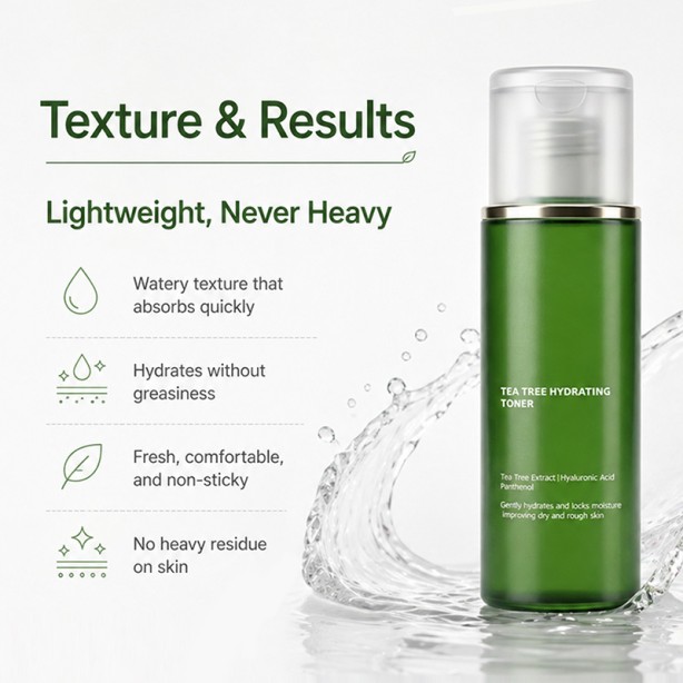 Oil Control Moisturizing Tea Tree Toner Balancing Skin Formula