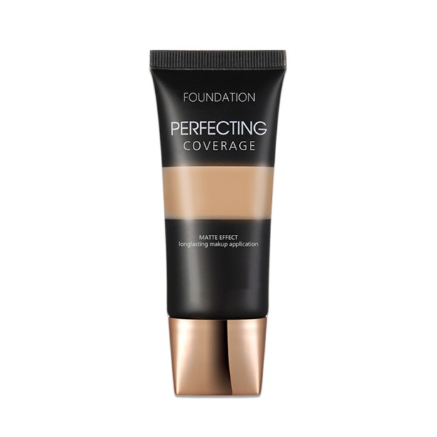 Natural Liquid Foundation 35ml Tube Packaging Full Coverage Customizable