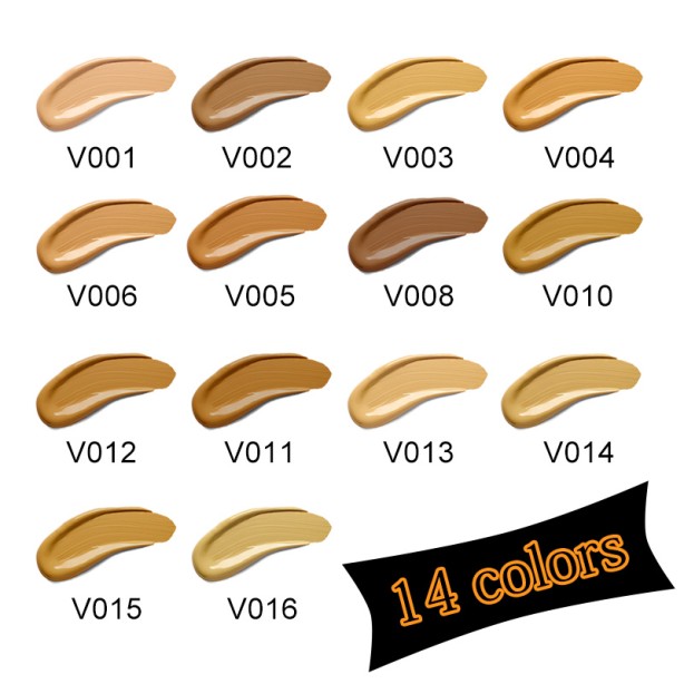 Natural Liquid Foundation 35ml Tube Packaging Full Coverage Customizable