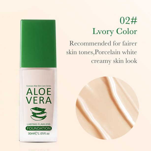 Brightening Aloe Watery Cream Nude Moisturizing Matte Foundation