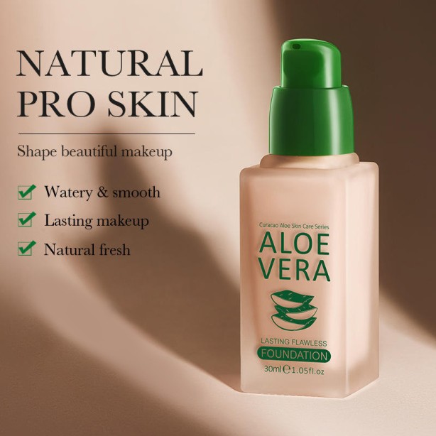 Brightening Aloe Watery Cream Nude Moisturizing Matte Foundation