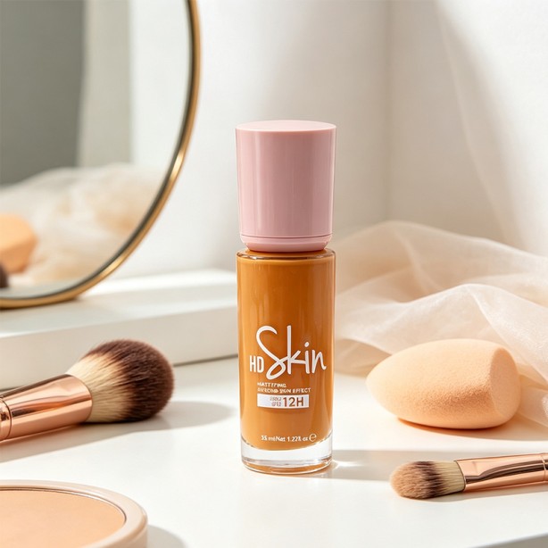 Long Lasting Water Resistant Liquid Foundation Concealer Natural Brightening Cream