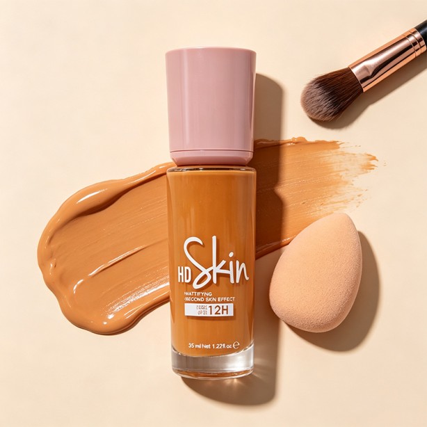 Long Lasting Water Resistant Liquid Foundation Concealer Natural Brightening Cream