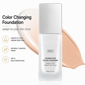 Liquid Color Changing Foundation Lightweight Concealer Moisturizing