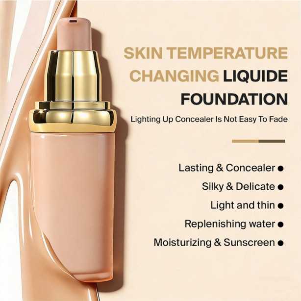 Moisturizing Liquid Color Changing Foundation 30ml Smart Skin Tone Fusion