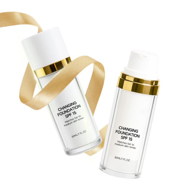 Color Changing Liquid Foundation 30ml Waterproof Long-Lasting Natural Concealer